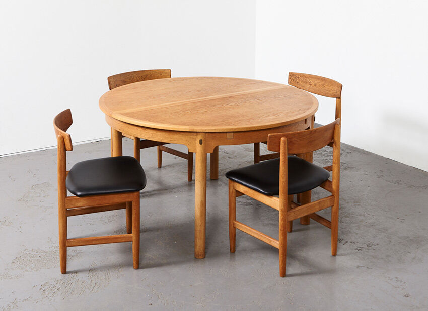 Oresund extandable dining table by Borge Mogensen for Karl Andersson & Soner 1955