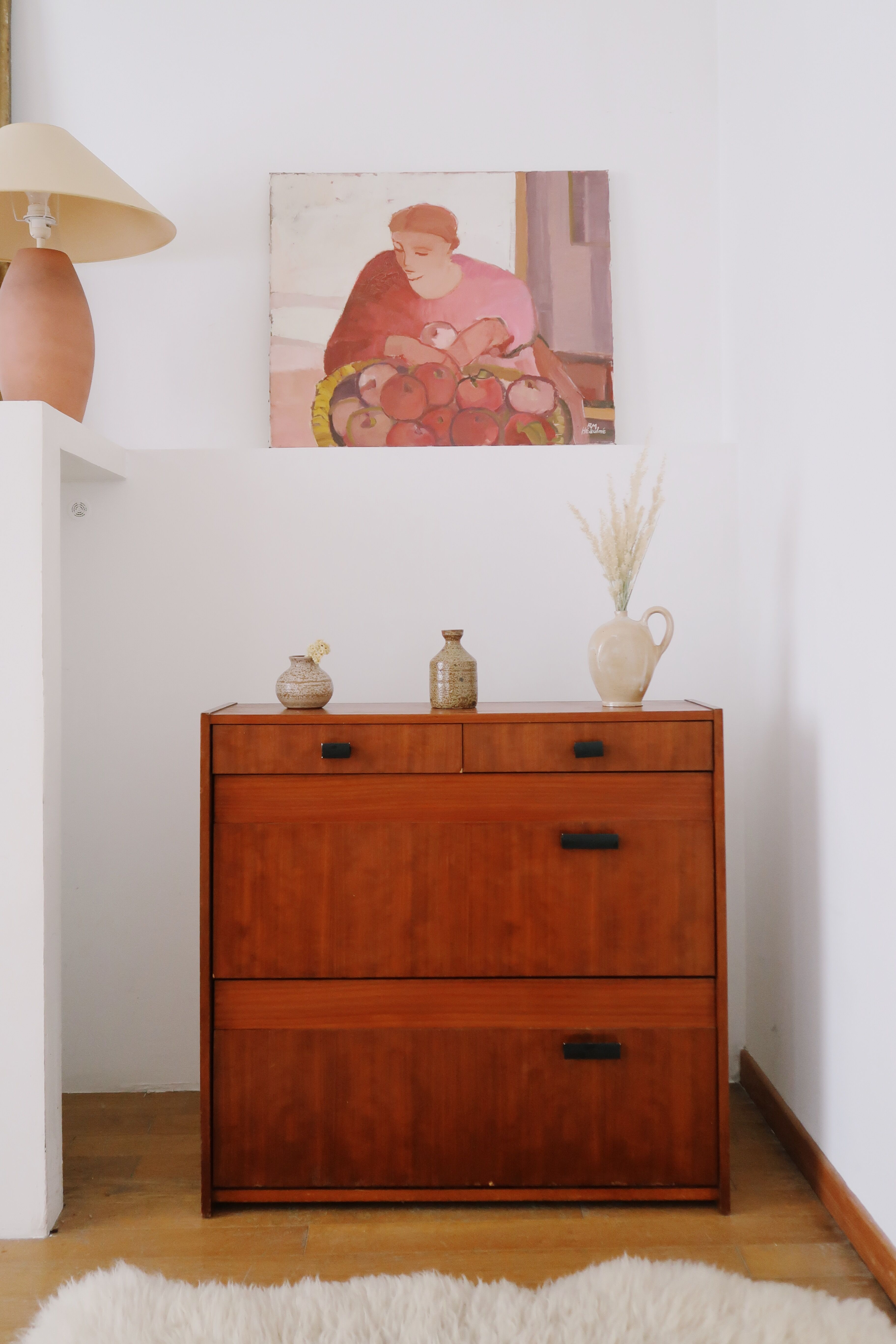 Scandinavian shoe cabinet