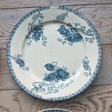 Royat Sarreguemines model flat plates