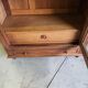 Showcase 1 walnut door of the nineteenth century