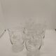 6 vintage glasses with floral pattern