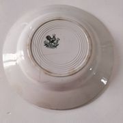 Antique plate Faïencerie Saint-Amandinoise model Muguet from the 1900s