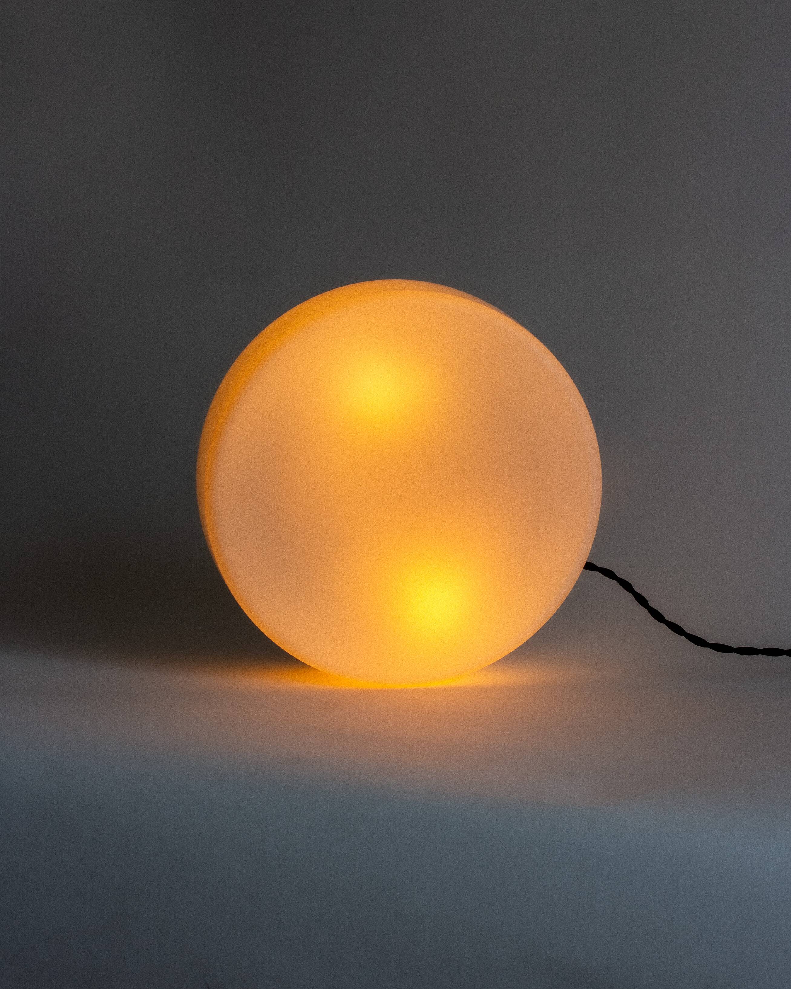 Wall or ceiling light in matt white opaline, 60s/70s