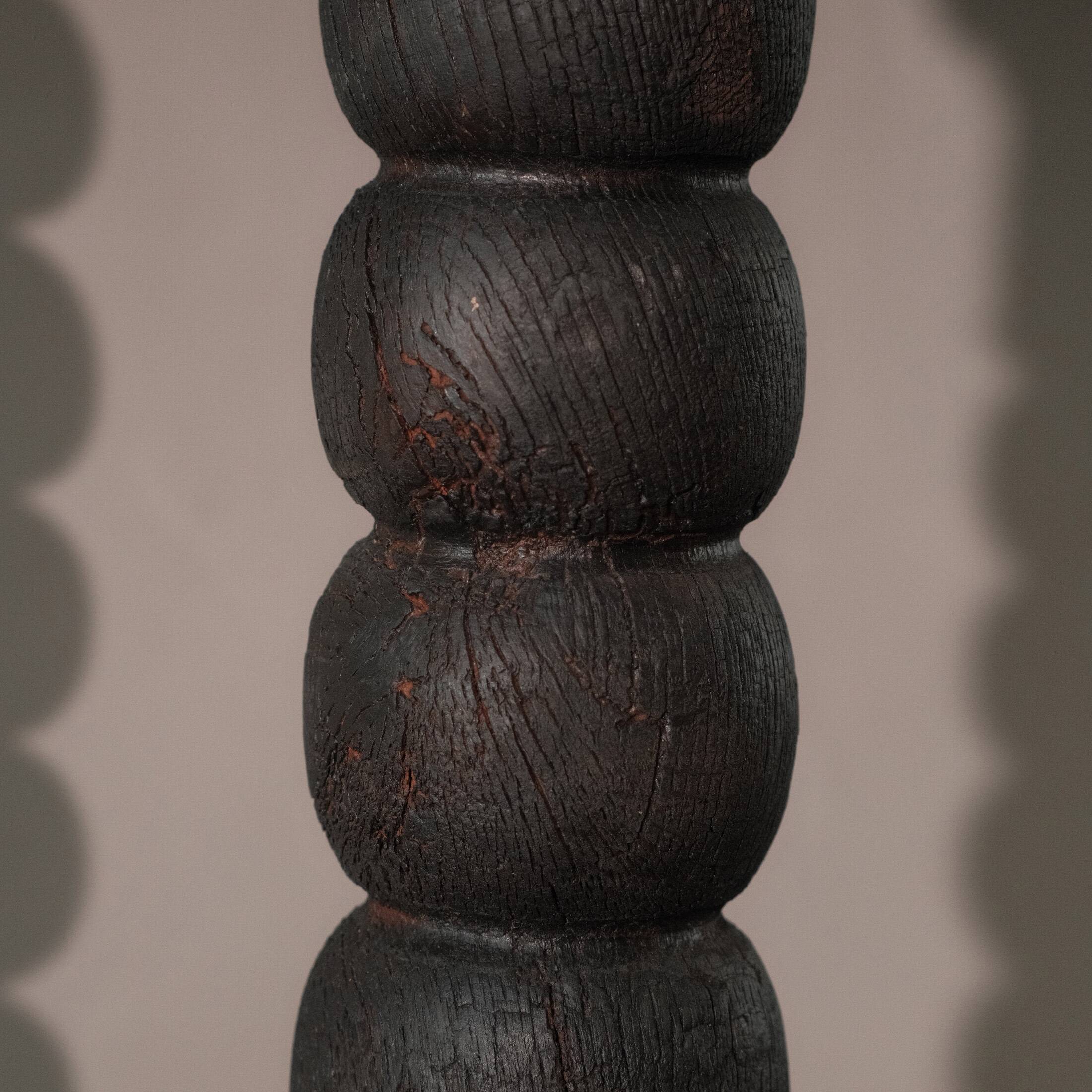 Console table in Shou Sugi Ban finish