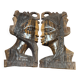 Pair of large African wedding masks