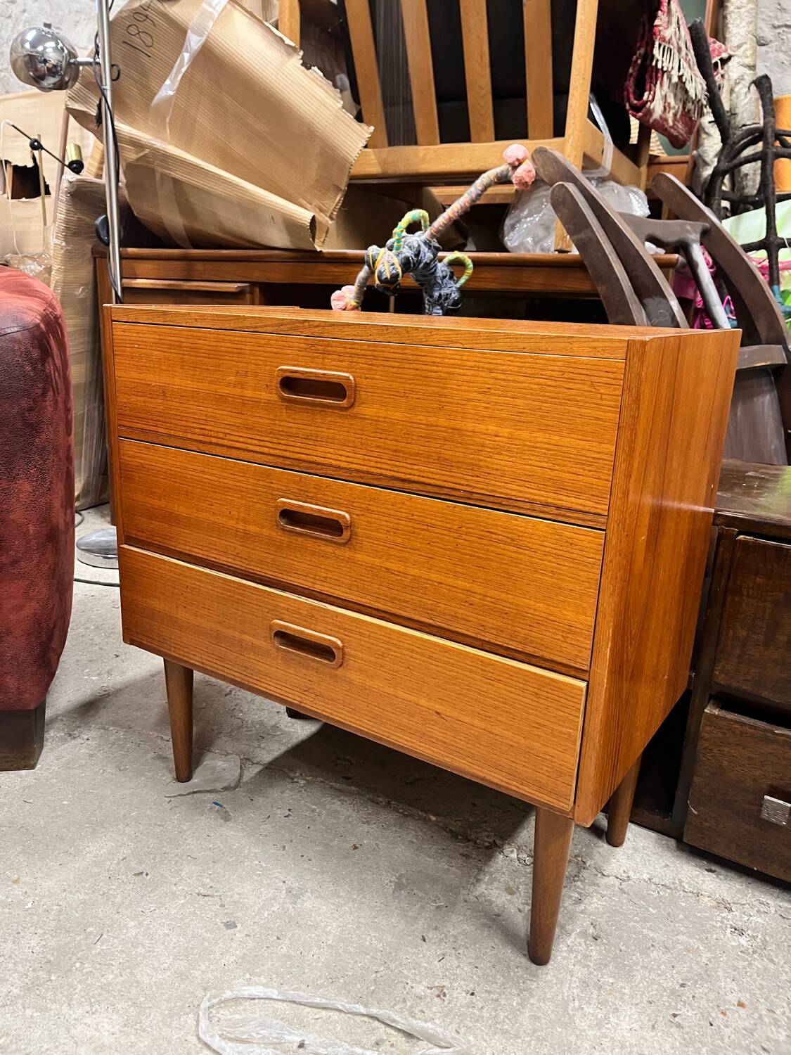 Scandinavian teak chest of drawers, Sweden, 1960