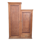 Asymmetrical art deco wardrobe