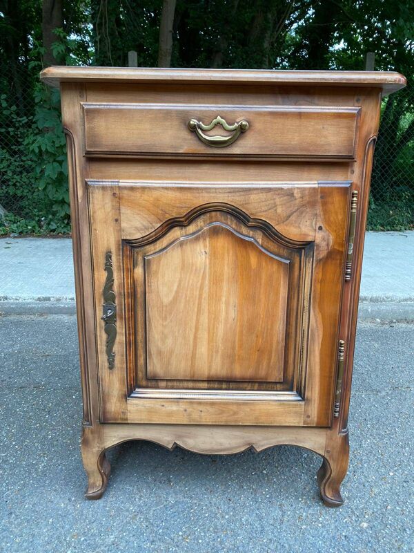 Commode vintage en bois massif chêne Louis XV du 19ème