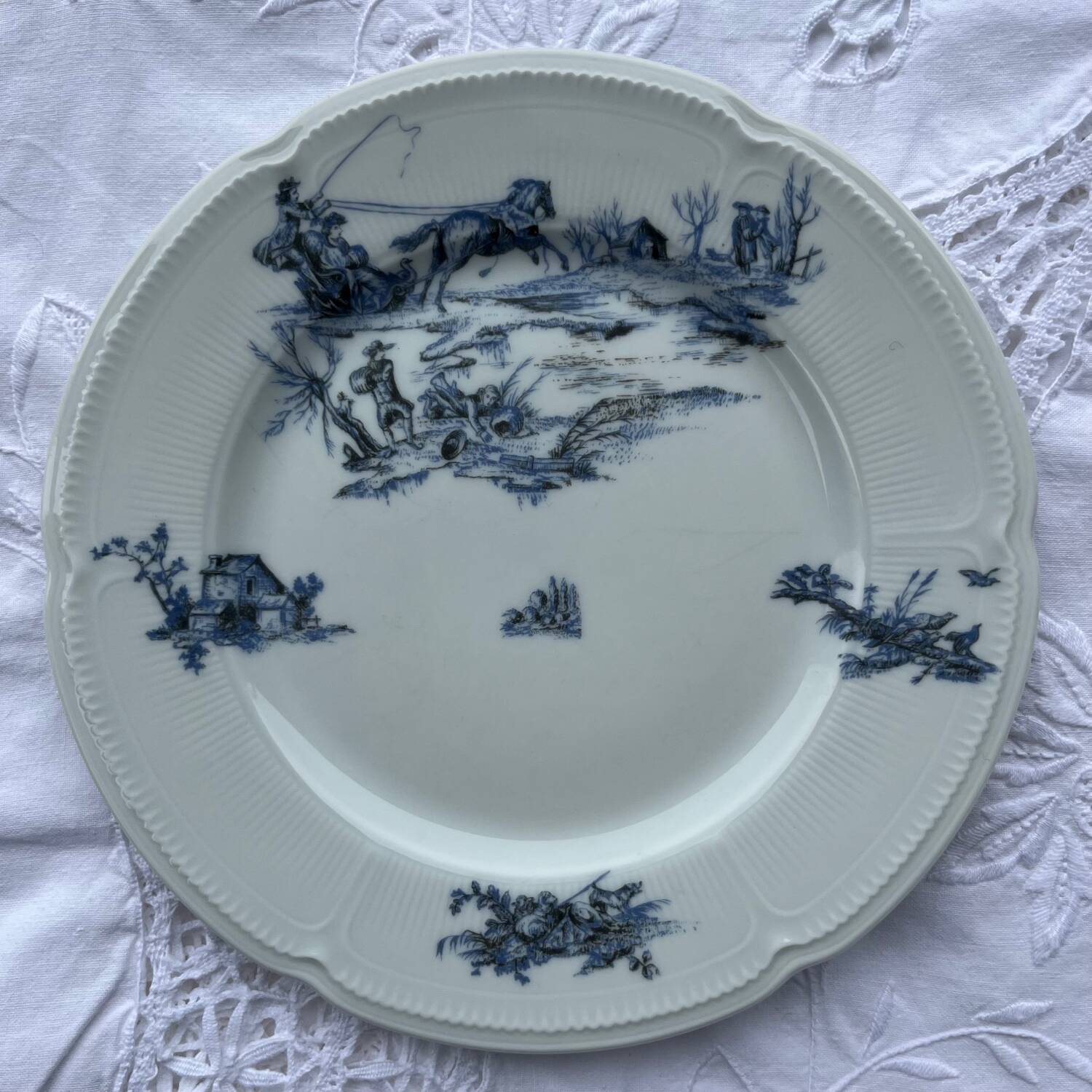 Limoges porcelain dessert plates