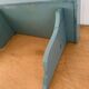 Set of 2 shelves and 1 vintage coat rack