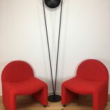 Pair of red Atal chairs