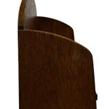 Art Deco Oak compact bookcase minimalist design