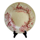 Assiette plate terre de fer faïence de Lunéville K/G