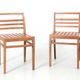 Paire de chaises caillebotis modèle 103, 1941, René Gabriel