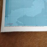 Air France planisphere 158 by 96cm