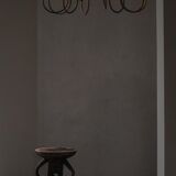 Hardwood stool Tonga (Batonga) carved with geometric patterns, 20th century, 1960s.