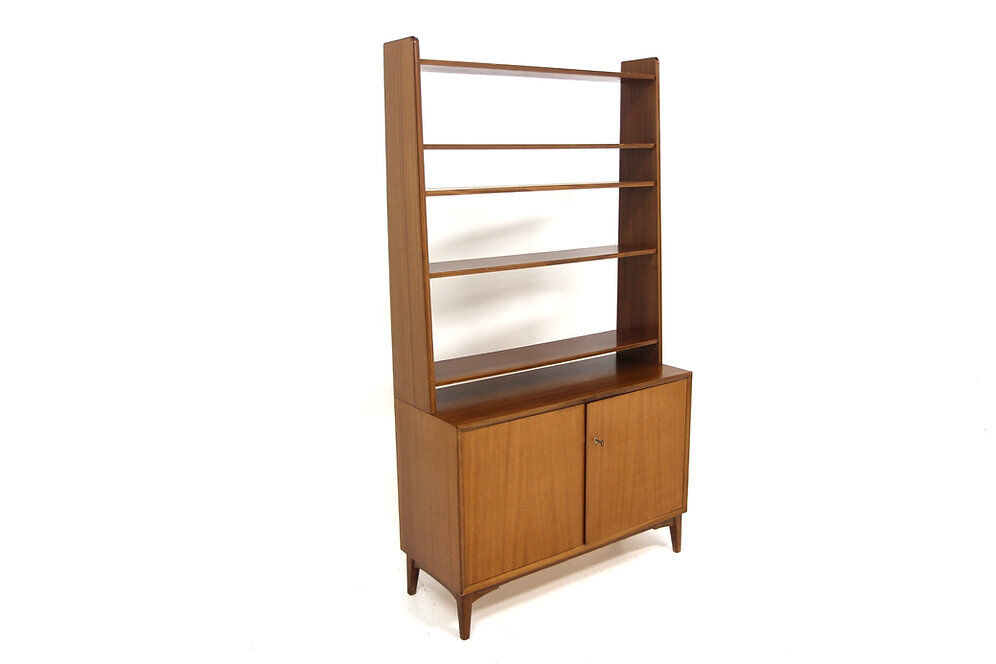 Scandinavian mahogany bookcase, Johannesborgs Möbelfabriks AB, Sweden, 1940