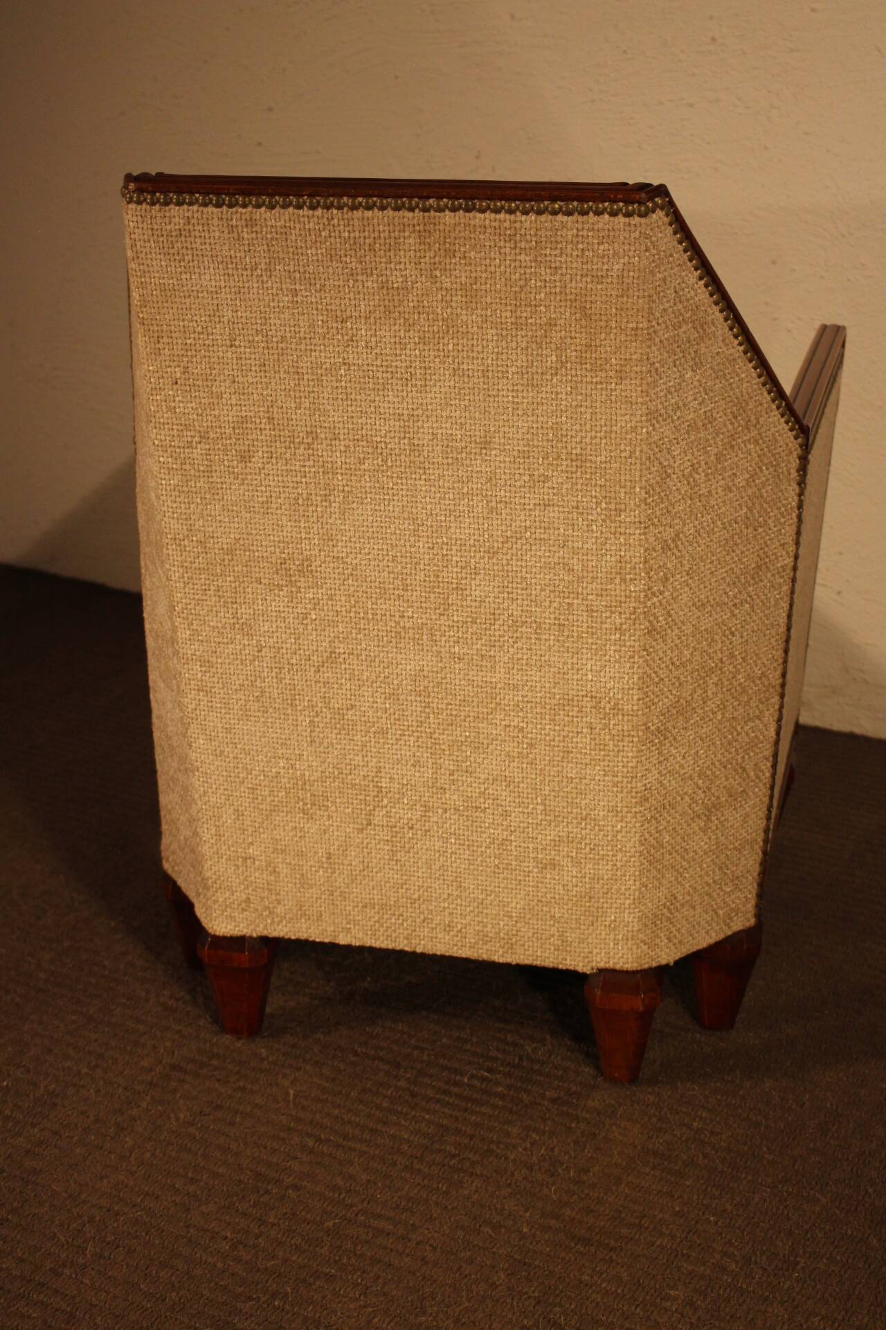 Pair of art deco armchairs