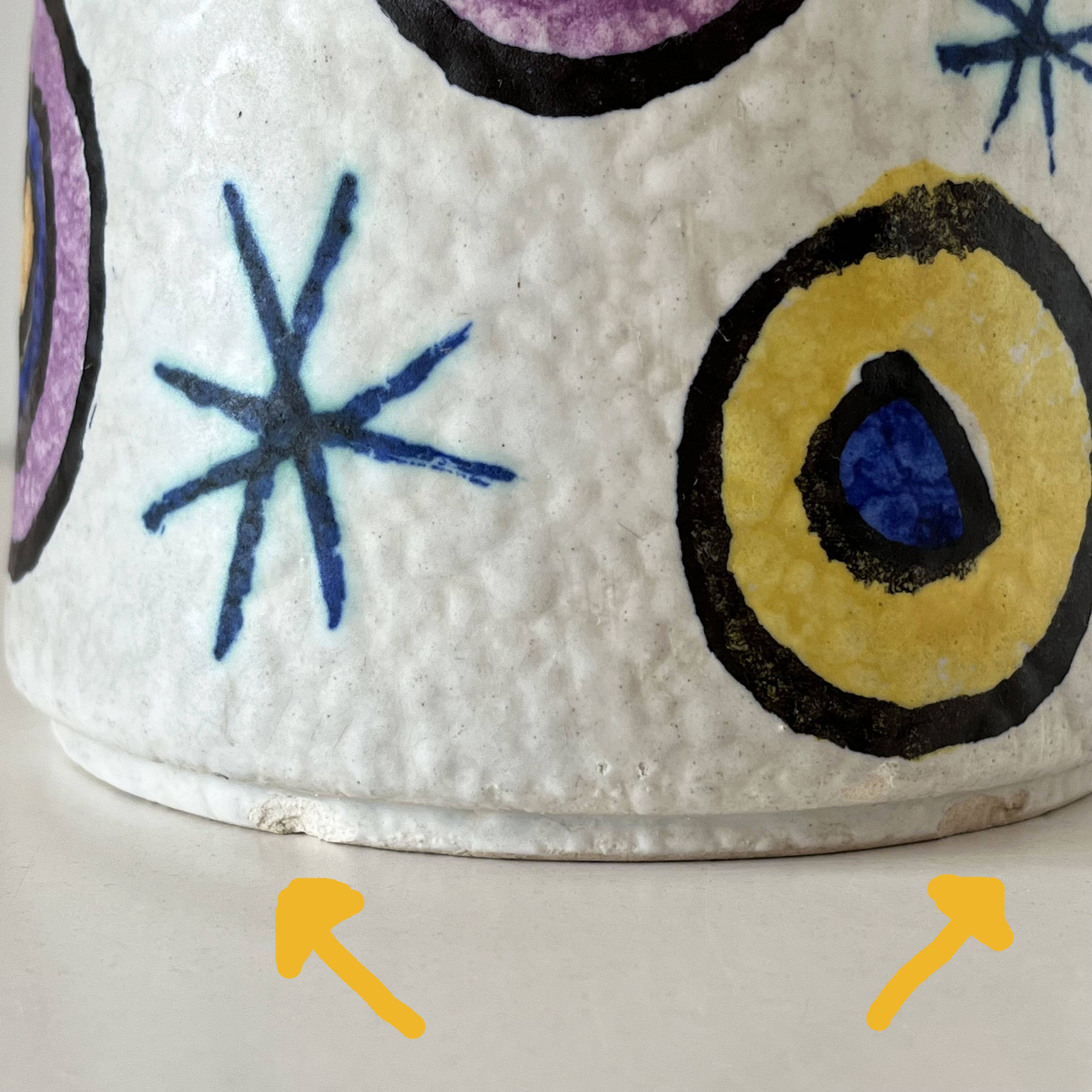 Large West Germany 1960 ceramic vase or pitcher