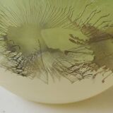 Handmade ball vase. Ambiente Zwiesel. Artistic look. 17x20cm