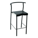 Starck's HI-GLOB black bar stool for Kartell