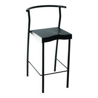 Starck's HI-GLOB black bar stool for Kartell