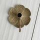 Brass candlestick with handle