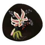 Longwy enamel decorative plate