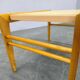 Mid Century Beech Plant Stands with Umakart Tops, 1970s Set