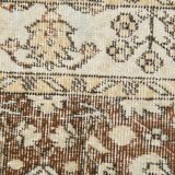 Tapis persan à motifs floraux beige et marron 147x264 cm SK 24773