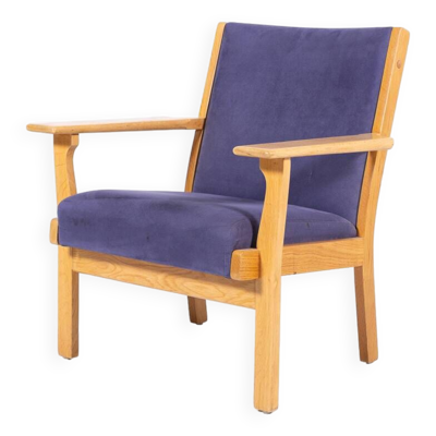 Fauteuil design scandinave par Hans Wegner pour Getama, Danemark 1980