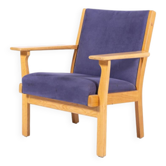 Fauteuil design scandinave par Hans Wegner pour Getama, Danemark 1980