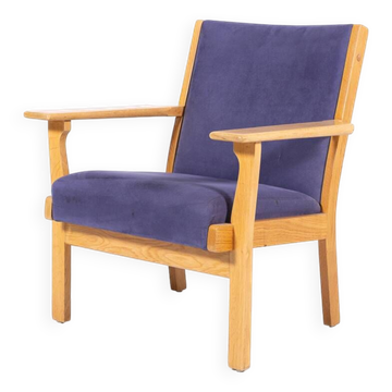 Fauteuil design scandinave par Hans Wegner pour Getama, Danemark 1980