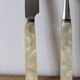 Couverts de service en inox et nacre