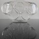 Vintage "Olympic Games" Glass Bottle / Carafe