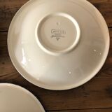 3-course vintage service, Digoin Sarreguemines