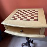 Sycamore and mahogany chess game box