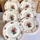 6 old dessert plates or dessert model Agreste Sarreguemines