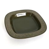 Five-Piece Black Earthenware Serving Set by Antonia Campi, Italy