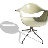 DAF CHAIR - Pair of SWAG base chairs - George NELSON & Charles Pollock