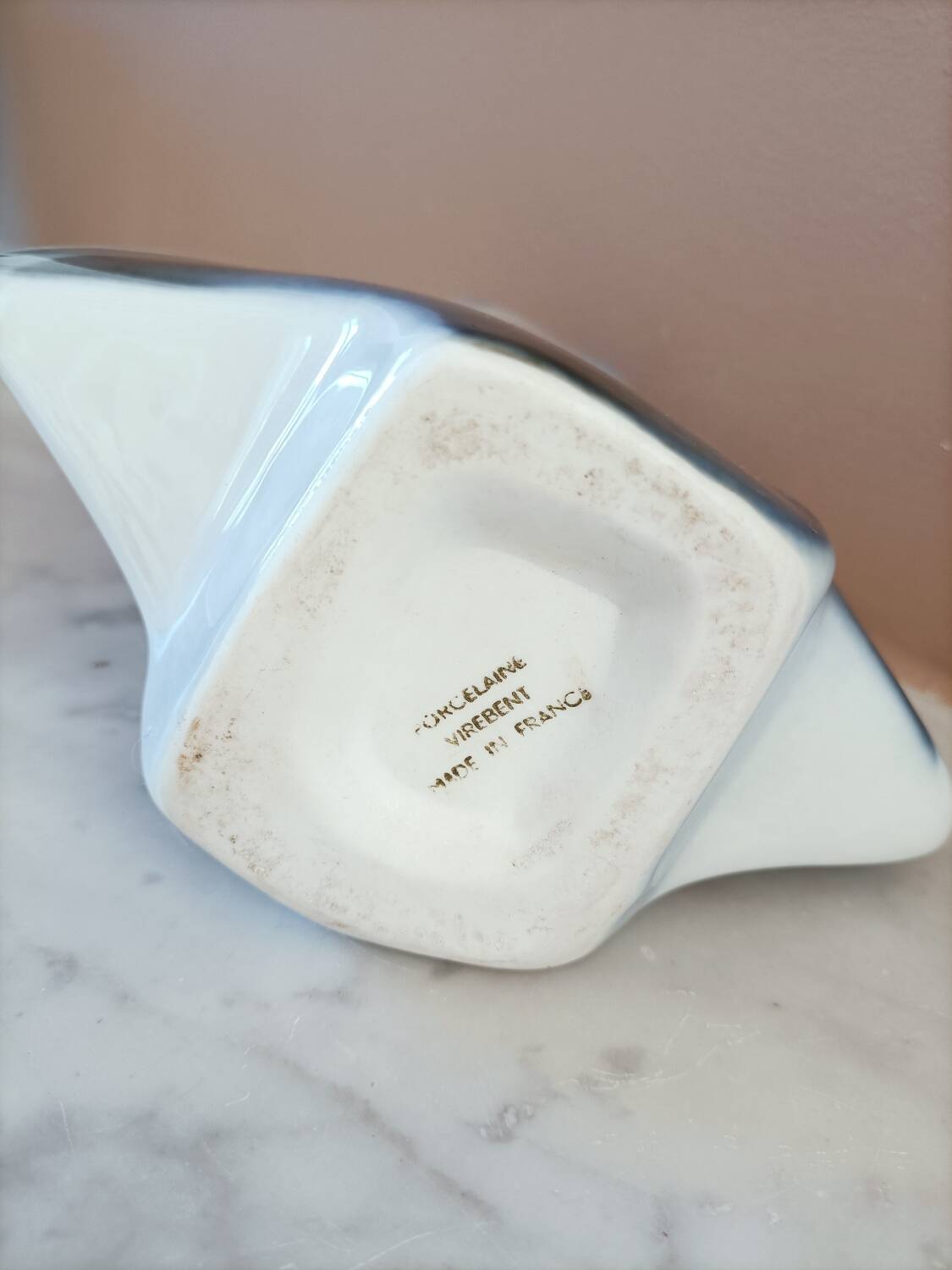 Virebent blue-grey vase from the 70s