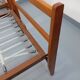 Pair of vintage stackable daybeds in oak wood and metal from the 60s