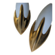 Paire d' appliques Space Age 70'