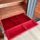 Buffet vintage noir mat et bois brut