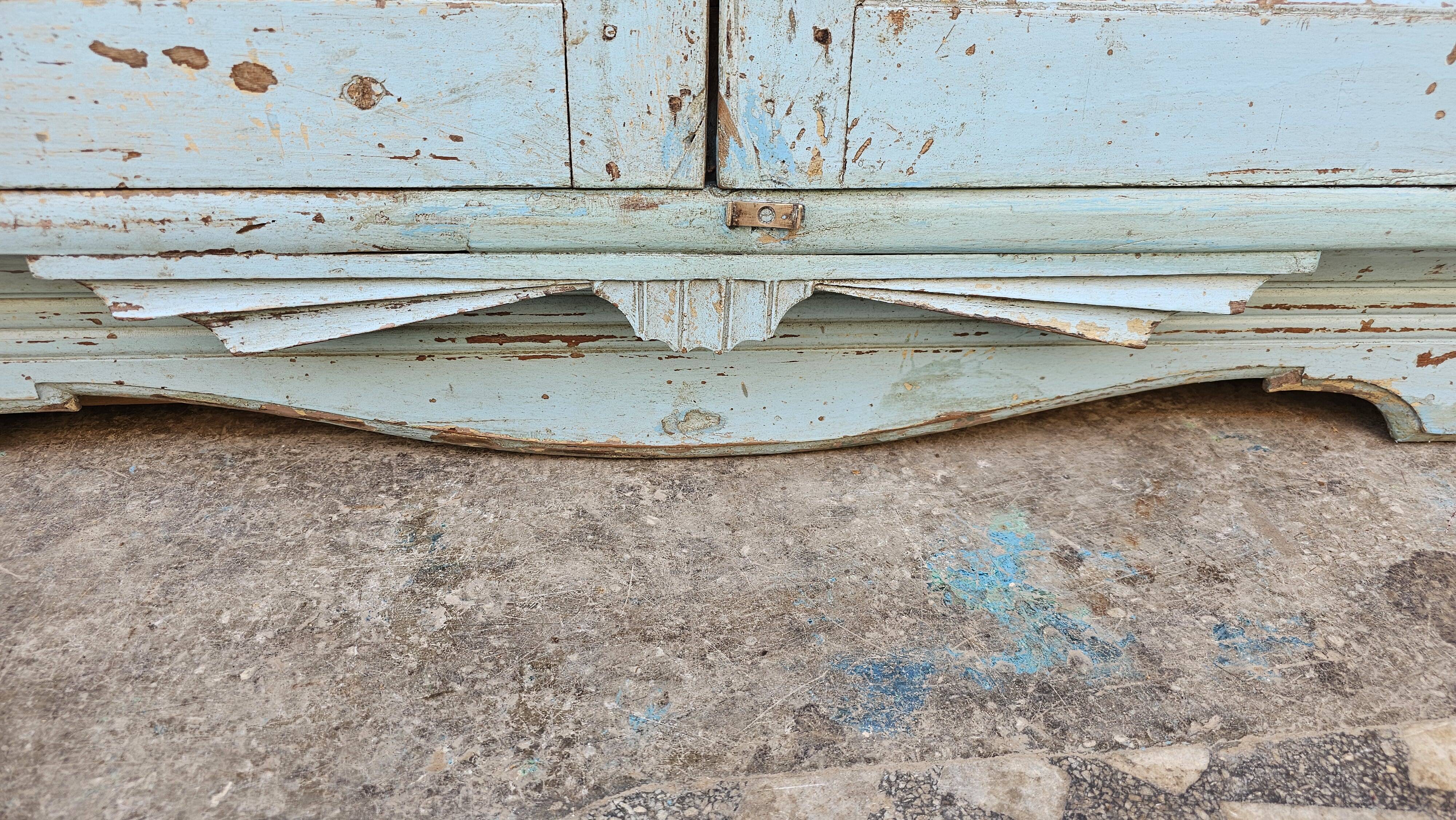 Art Deco mirror in Burmese teak
