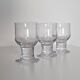 Thick vintage footed glasses