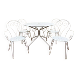 Salon de jardin en fer forgé