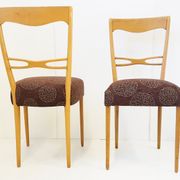 Suite de 4 chaises scandinaves 1960