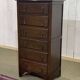 1930s English oak chest of drawers