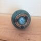 Vintage-style blue ceramic vase